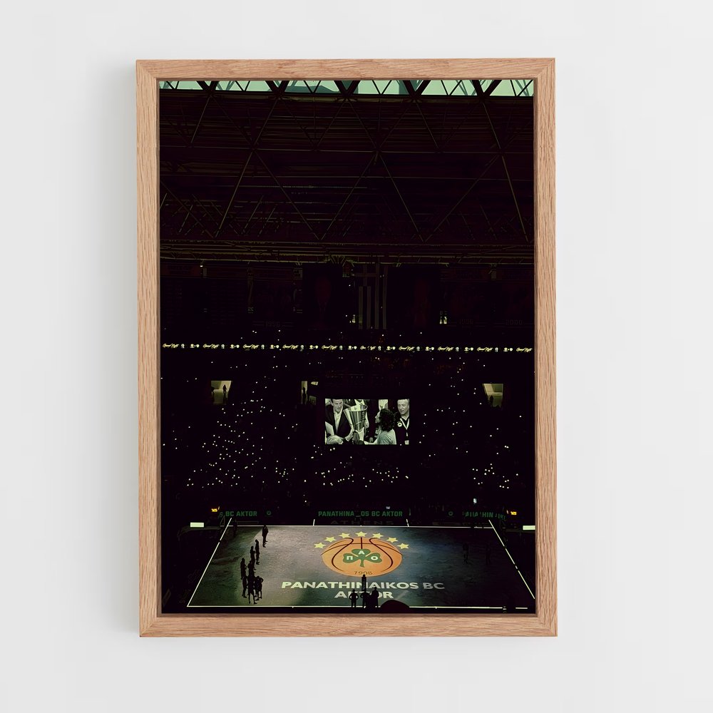 Poster Panathinaikos basketball (vue 4)